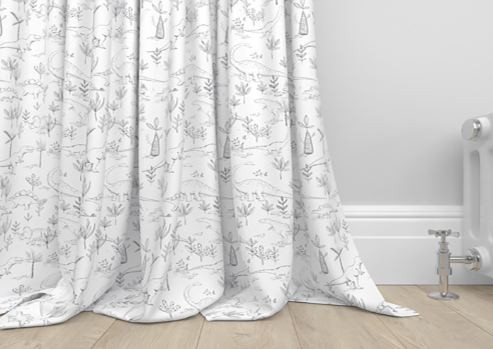 Dino Park, Anthracite - Made to Measure Curtains - Image 6